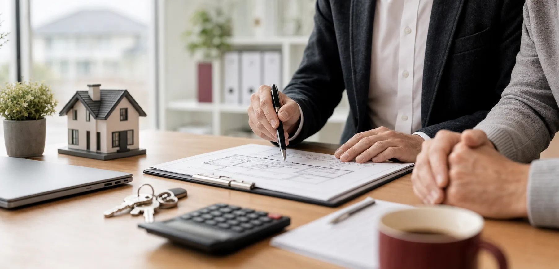 Dossier de crédit immobilier et documents de financement